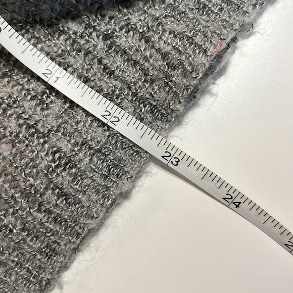 EVERYBODY Talks gray crewneck long sleeved sweater oversized boxy runs big SZ S - Picture 12 of 12